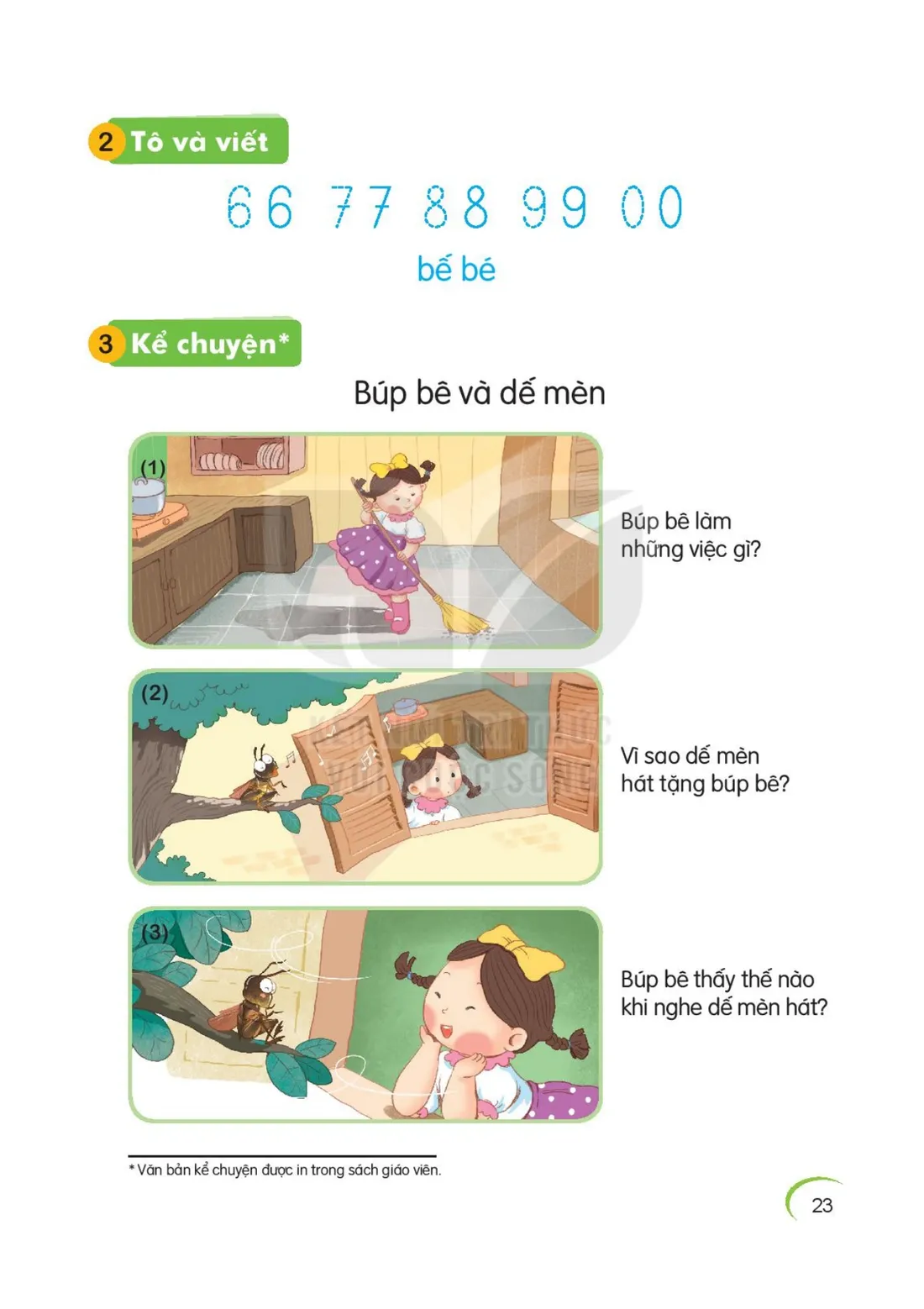 Trang 23 — Bài 5. Ôn tập và kể chuyện