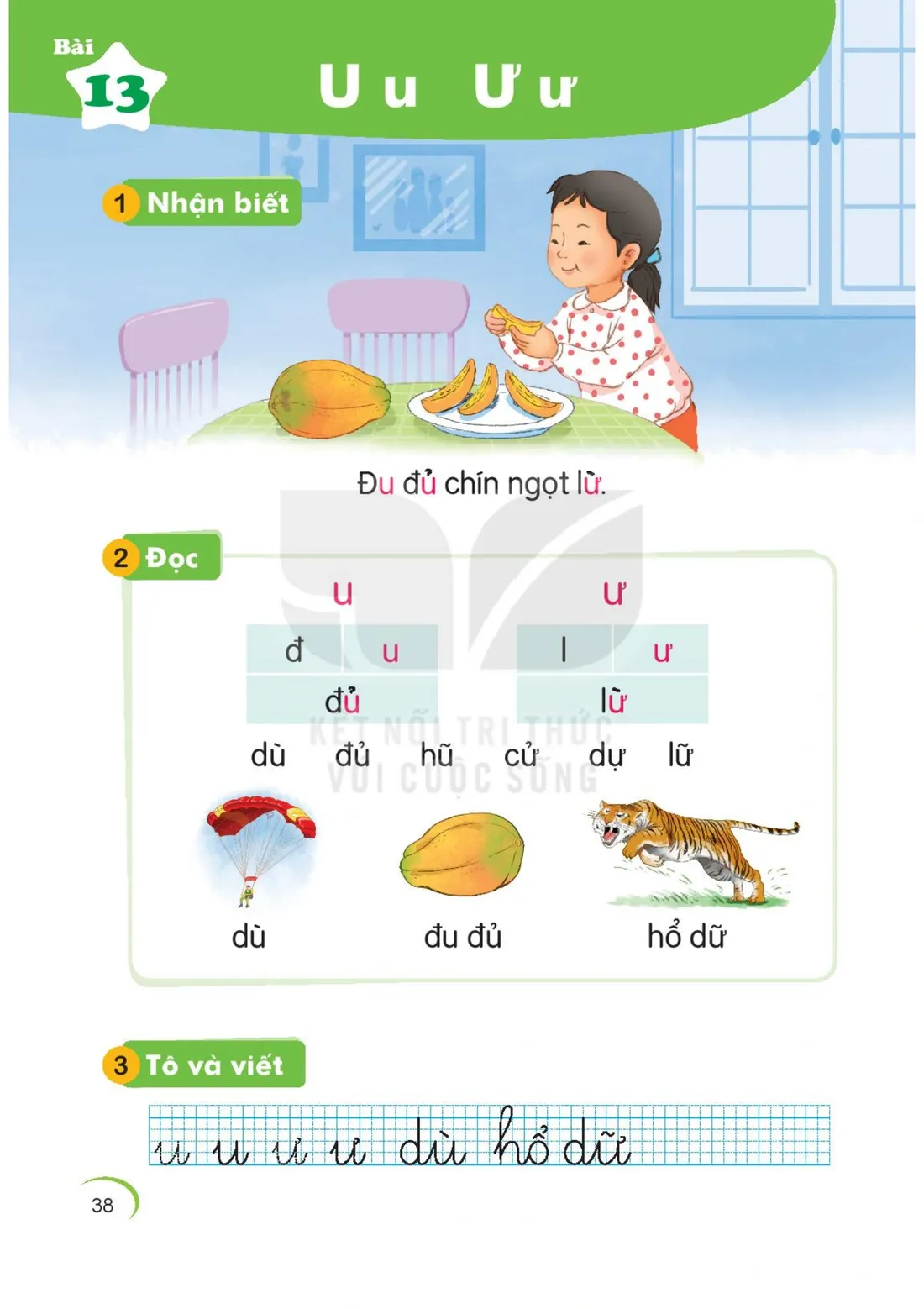 Trang 38 — Bài 13. U u Ư ư