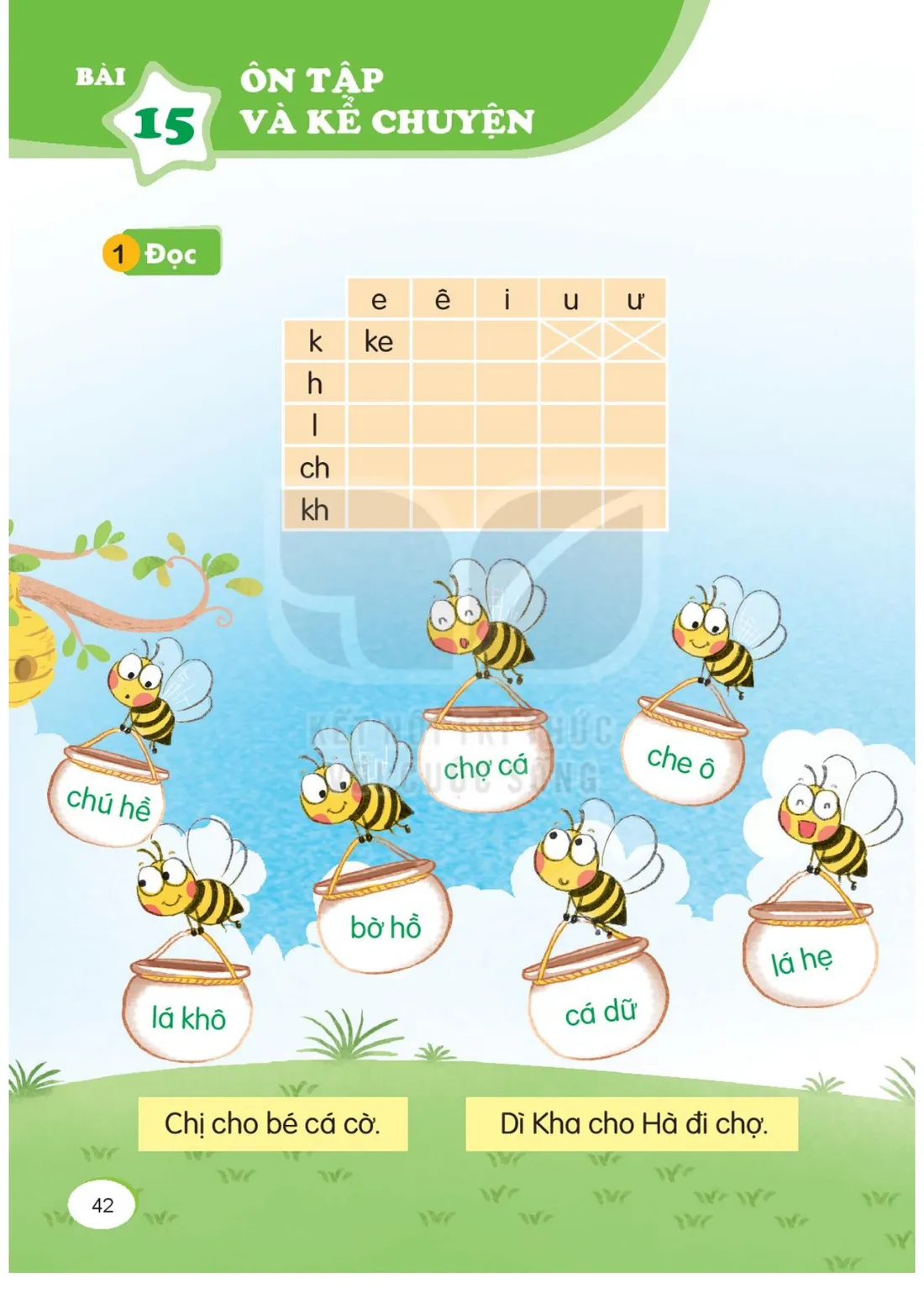 Trang 42 — Bài 15. Ôn tập và kể chuyện