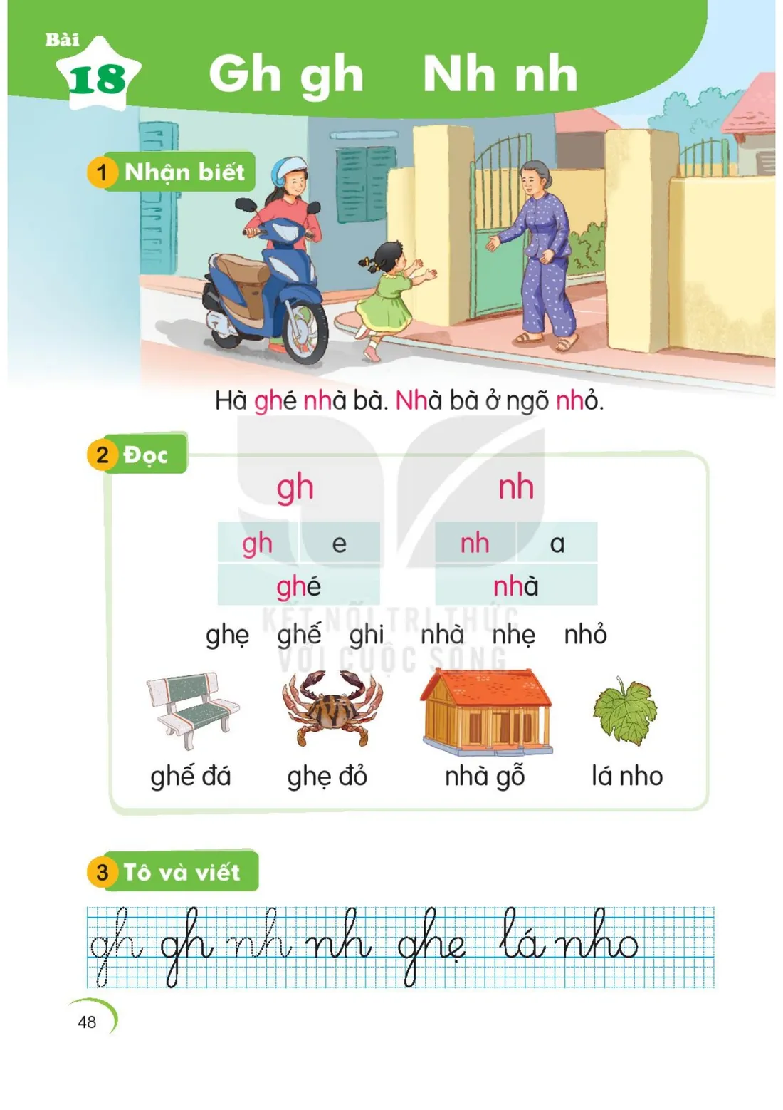 Trang 48 — Bài 18. Gh gh Nh nh
