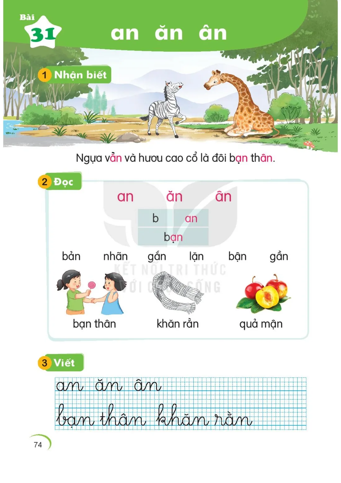 Trang 74 — Bài 31. an ăn ân