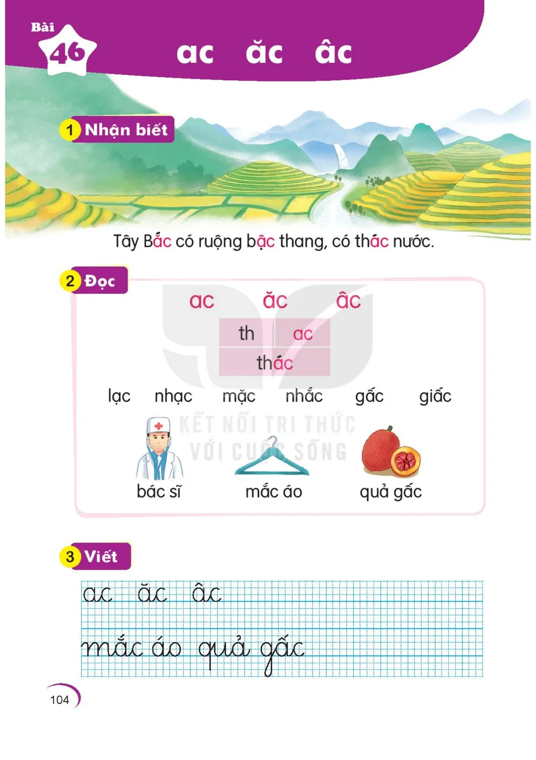 Trang 104 — Bài 46. ac ăc âc