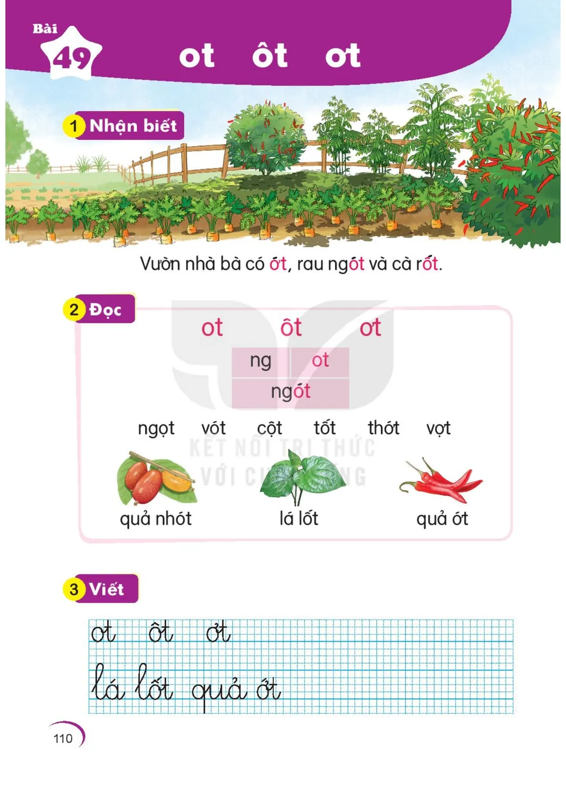 Trang 110 — Bài 49. ot ôt ơt