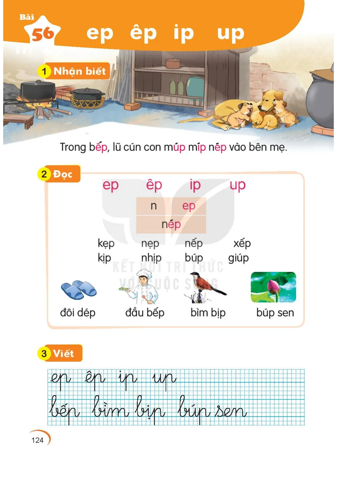 Trang 124 — Bài 56. ep êp ip up