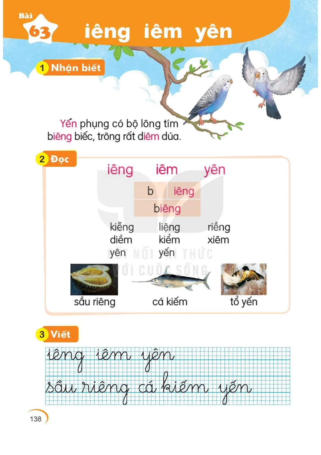 Trang 138 — Bài 63. iêng iêm yên
